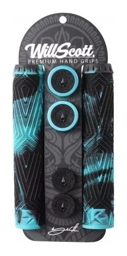 Грипсы для самоката Blunt Hand Grip WILL SCOTT - Black/Turquoise - Black/Turquoise