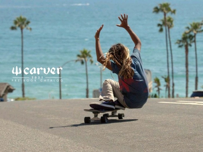 Carver GRLSWIRL Longswirl, 38" Surfskate сёрфскейт C7