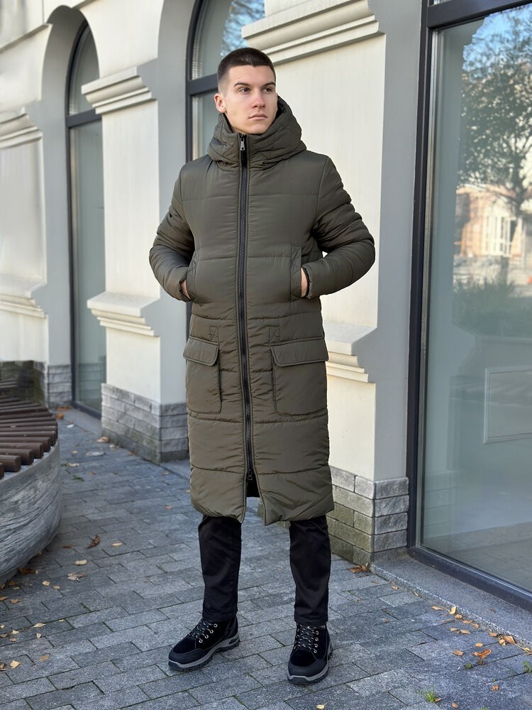 Куртка зимова чоловіча хакі Pobedov Tank L