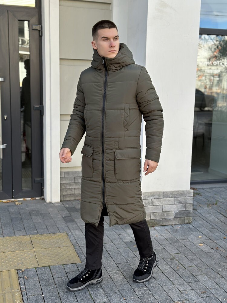 Куртка зимова чоловіча хакі Pobedov Tank L