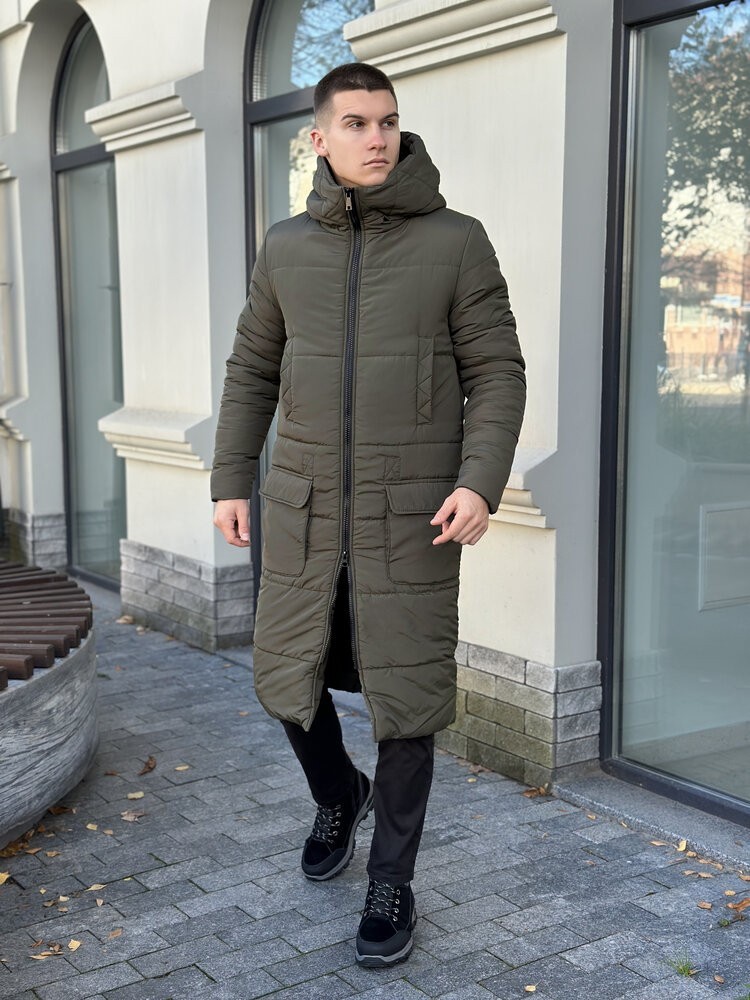 Куртка зимова чоловіча хакі Pobedov Tank L, укр, укр