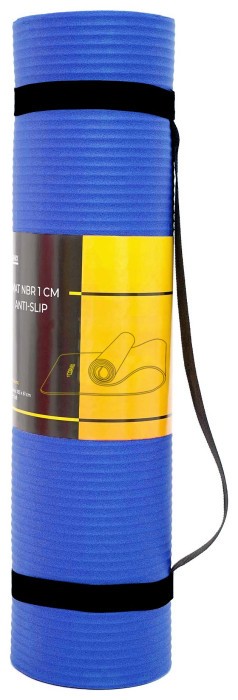 Коврики спортивные Cornix NBR 183 x 61 x 1 cм для йоги и фитнеса XR-0009 Blue