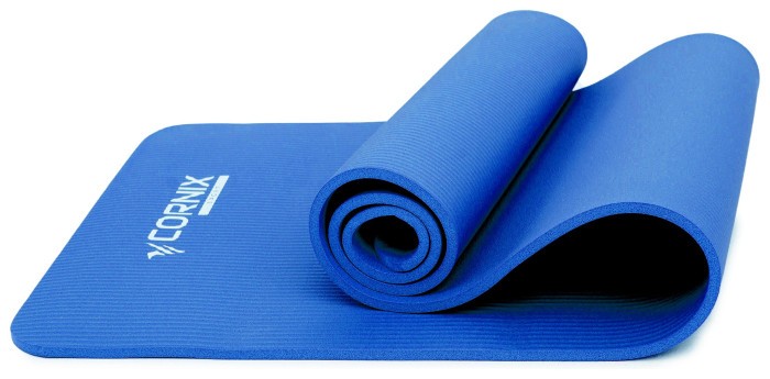 Коврики спортивные Cornix NBR 183 x 61 x 1 cм для йоги и фитнеса XR-0009 Blue