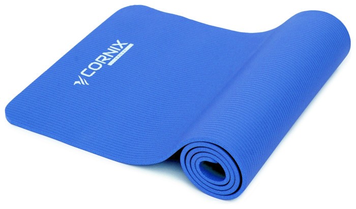 Коврики спортивные Cornix NBR 183 x 61 x 1 cм для йоги и фитнеса XR-0009 Blue