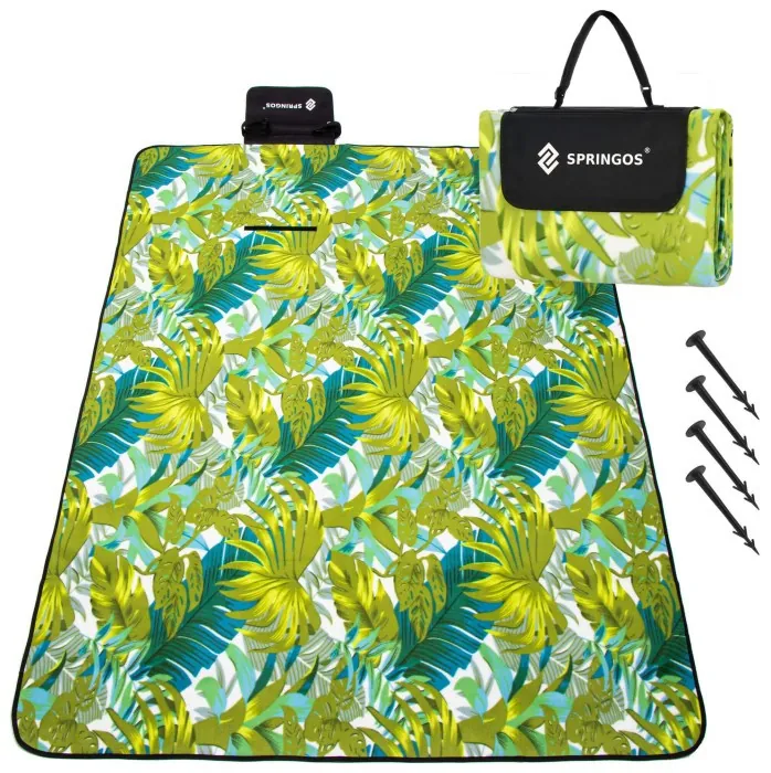 Коврик для пикника и кемпинга Springos 200 x 200 см складной PM041