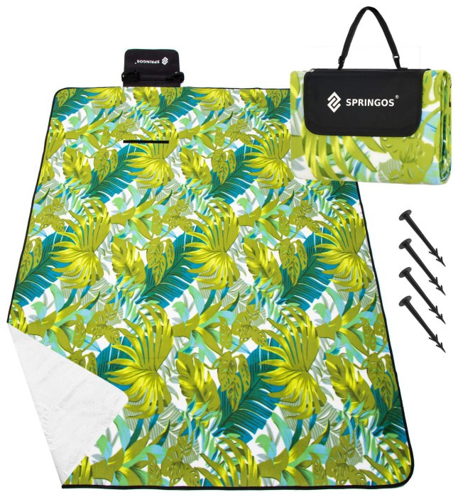 Коврик для пикника и кемпинга Springos 200 x 200 см складной PM041