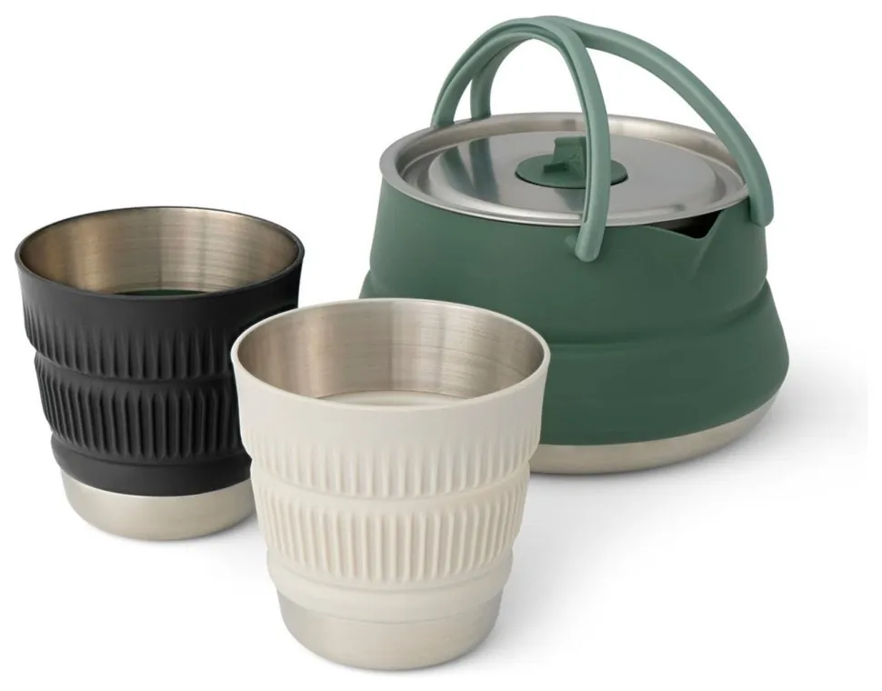 Набір посуду Sea to Summit Detour Stainless Steel Kettle Cook Set w/Sack з чохлом, на 2 персони (SHM_STS ACK026031-122110)