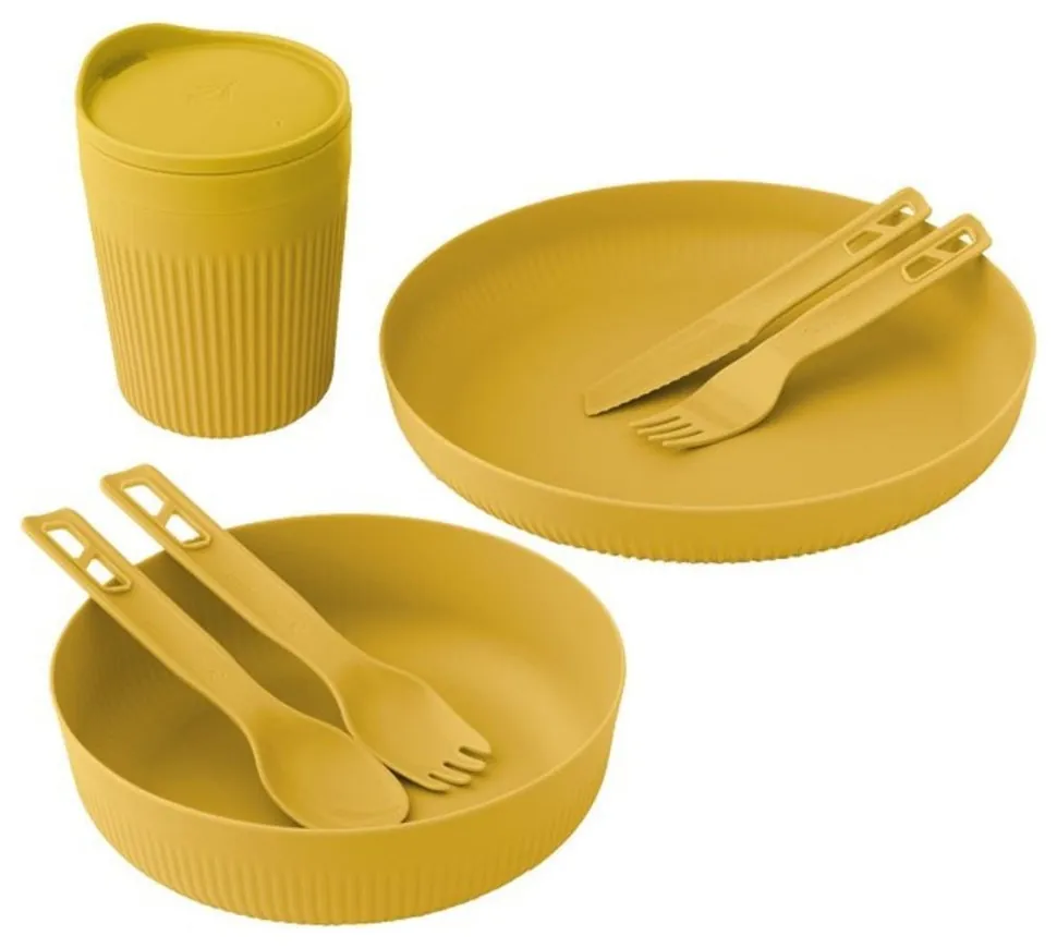 Набір посуду Sea to Summit Passage Dinnerware Set, 1P, 7 Piece, Arrowwood Yellow (SHM_STS ACK037051-120917)