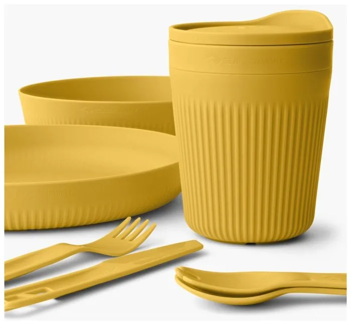 Набір посуду Sea to Summit Passage Dinnerware Set, 1P, 7 Piece, Arrowwood Yellow