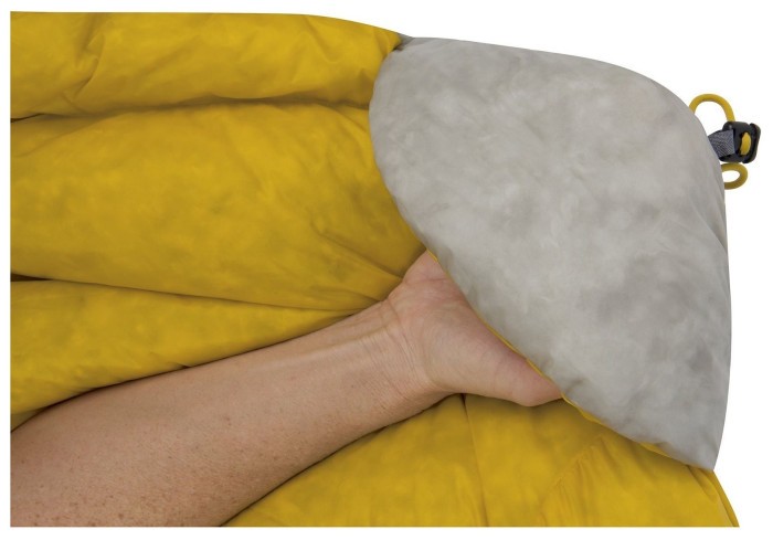 Спальник Ember Eb1 2019 від Sea To Summit, (10/4°C), 183 см, Light Gray/Yellow, Double