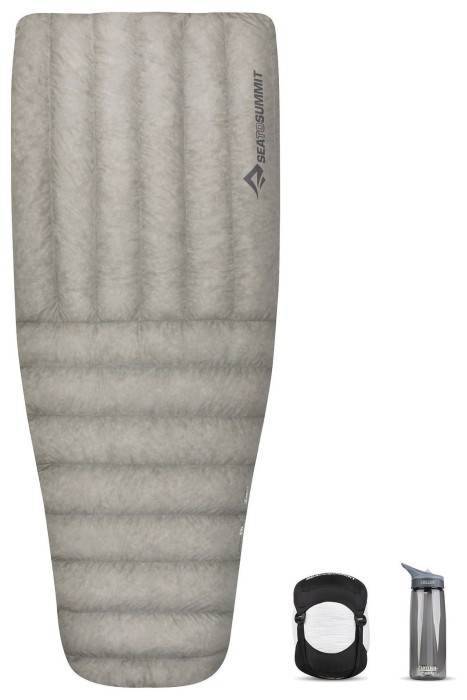 Спальник Ember Eb1 2019 від Sea To Summit, (10/4°C), 183 см, Light Gray/Yellow, Double
