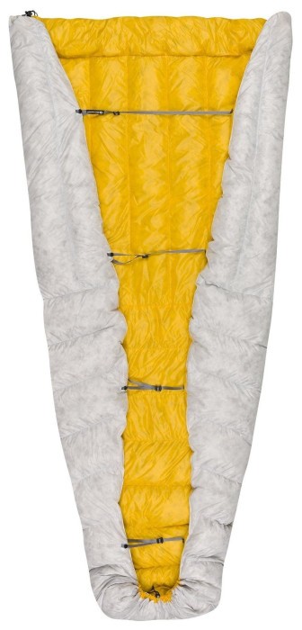 Спальник Ember Eb1 2019 від Sea To Summit, (10/4°C), 183 см, Light Gray/Yellow, Double