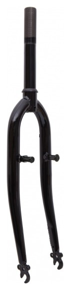 Вилка 26" жесткая ST 1-1/8" шток-190мм б/резьб. v-br черный (черный)
