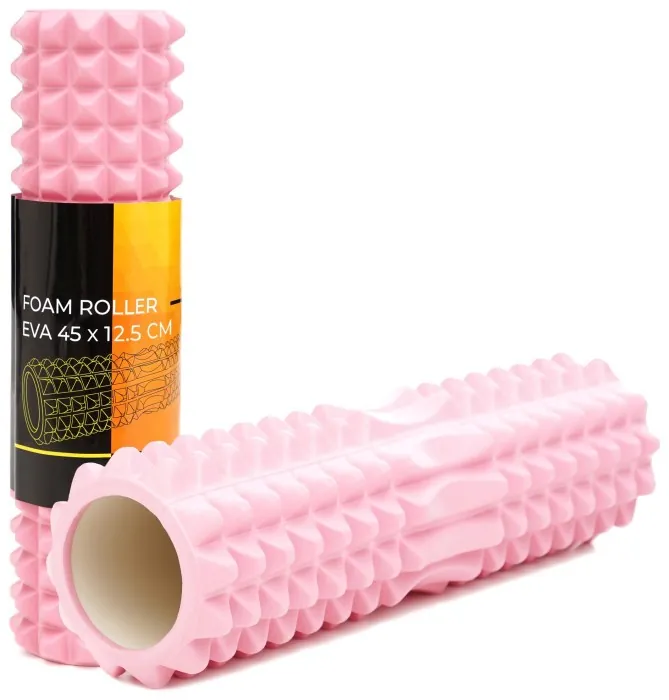 Масажний ролик Cornix EVA 45 x 12.5 см (валик, роллер) XR-0336 Light Pink