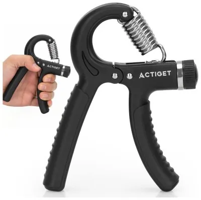 Еспандер кистьовий Actiget 5-60 кг з регульованим навантаженням ACT0051 Black