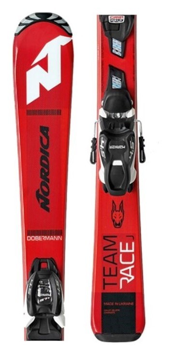 Лежи для подростков комплект Nordica TEAM J RACE FDT+JR 7.0 130см Red/black (0A9162+0C9022ME) O