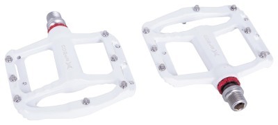Педалі Mpeda AL-65 алюм. платформа, на пром. підшипні. (білий)