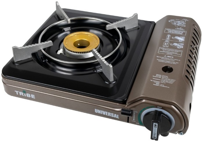 Газовая плита Tribe Universal T-HD-0003, grey