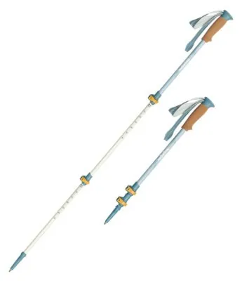 Трекінгова палиця Naturehike CNK2550DS013, 90-120 см, блакитна