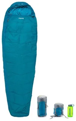 Спальний мішок Pinguin Tramp (11/7°C), 195 см - Left Zip, Petrol (PNG 237368) 2020