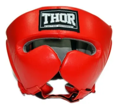 Шлем для бокса THOR 716 XL/PU/красный