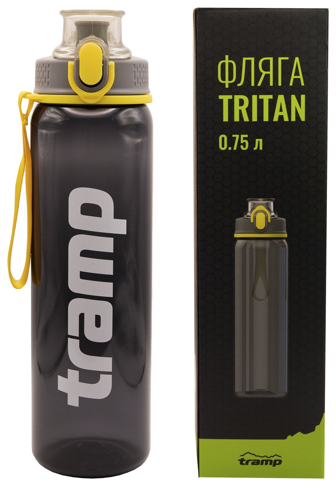 Фляга Тритан Tramp 0,75л. Grey UTRC-289, укр, укр