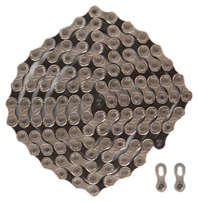 Цепь 10ск. 116зв. silver/black КМС X10 с замком