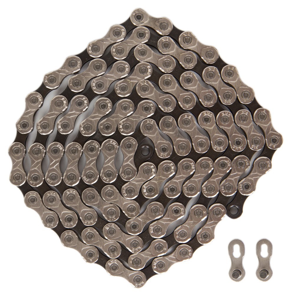 Ланцюг 10ск. 116зв. silver/black КМС X10 із замком