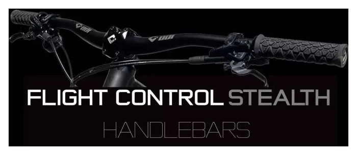 Руль ODI Flight Control Stealth 800mm Bars 50mm Rise Black