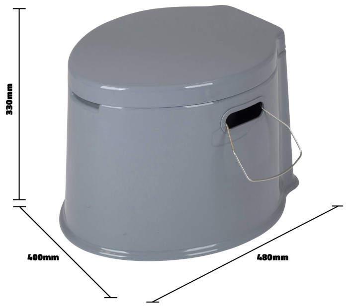 Біотуалет Bo-Camp Portable Toilet 7 Liters Grey (5502800)