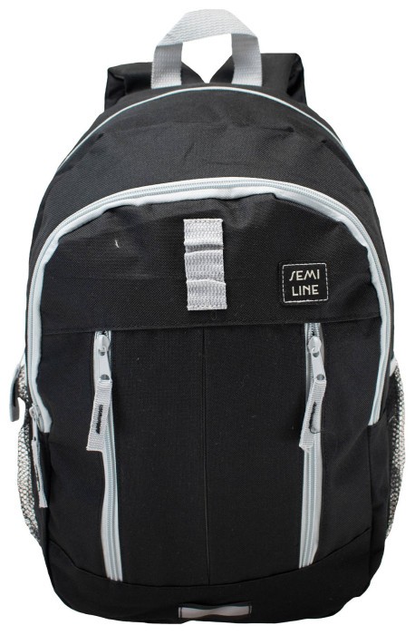 Рюкзак міський Semi Line 20 Black/White Elements (J4923-1)