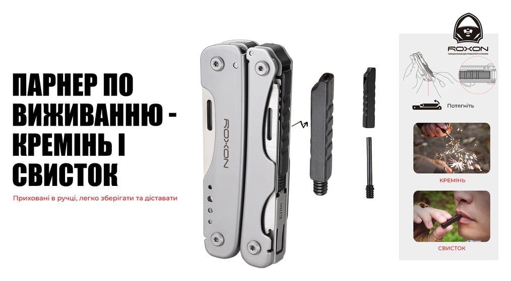 Мультитул Roxon Flash S803E (20 в 1)