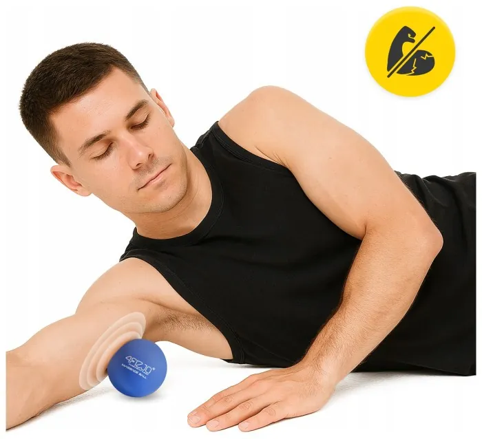 Массажный мяч 4FIZJO Lacrosse Ball 6.25 см Blue (P-5907739314291)