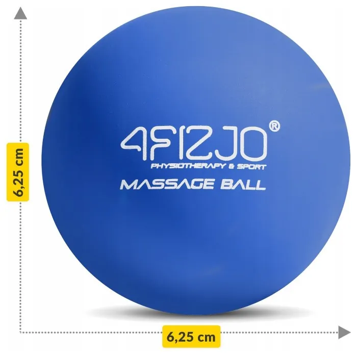 Массажный мяч 4FIZJO Lacrosse Ball 6.25 см Blue (P-5907739314291)