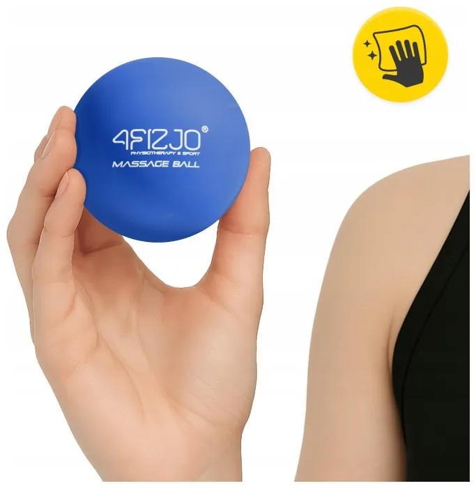 Массажный мяч 4FIZJO Lacrosse Ball 6.25 см Blue (P-5907739314291)