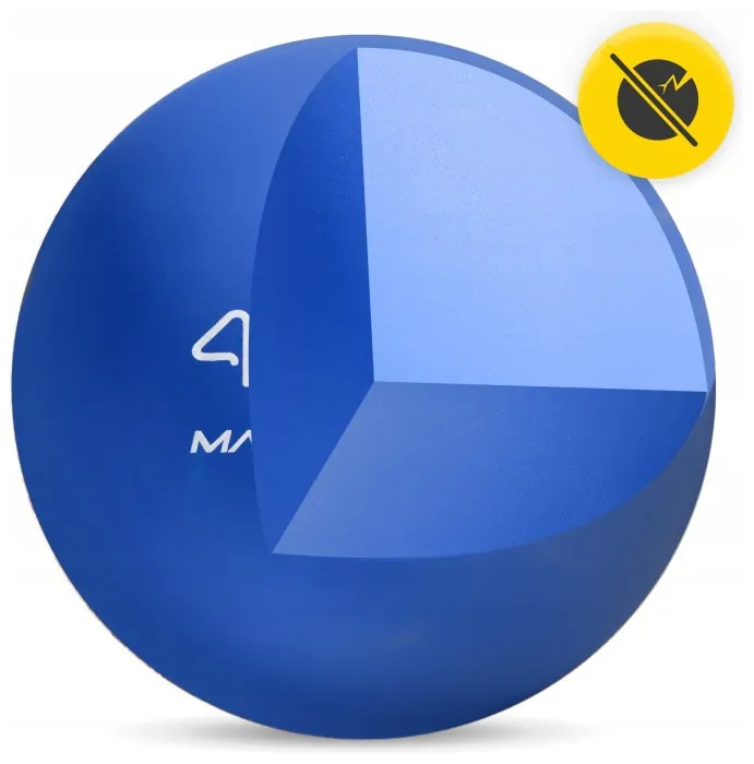 Массажный мяч 4FIZJO Lacrosse Ball 6.25 см Blue (P-5907739314291)