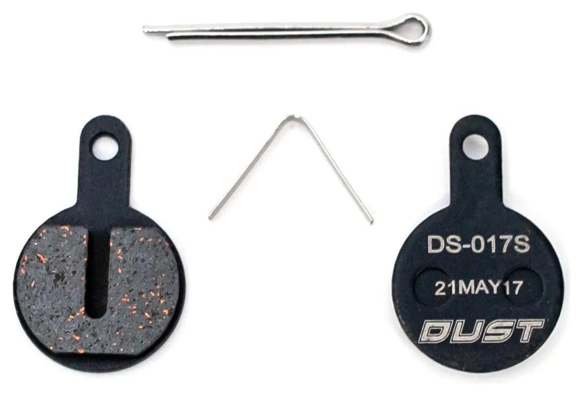 Колодки гальмівні disc Напівметал DUST DS-17S YINXING DB-01 AM (брендоване пакування) (BRS-026)