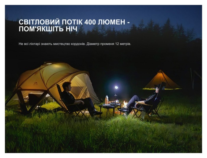 Ліхтар кемпінговий Fenix CL20R Pro, зелений