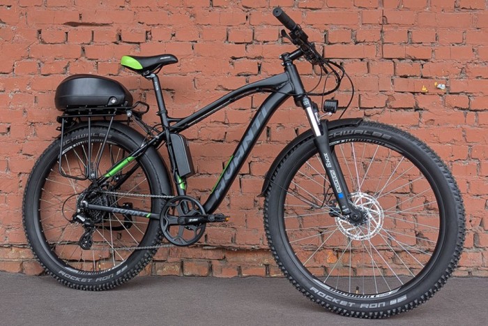 Електровелосипед гірський 27.5" Avanti E-Boost 650B+ MXUS 500W/35Ah Green (2025) 19"