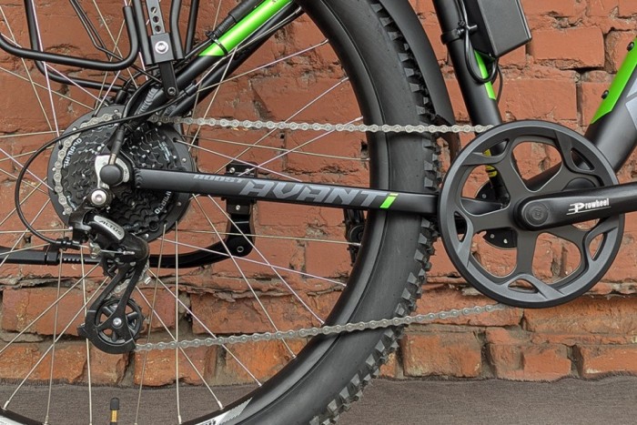 Електровелосипед гірський 27.5" Avanti E-Boost 650B+ MXUS 500W/35Ah Green (2025) 19"