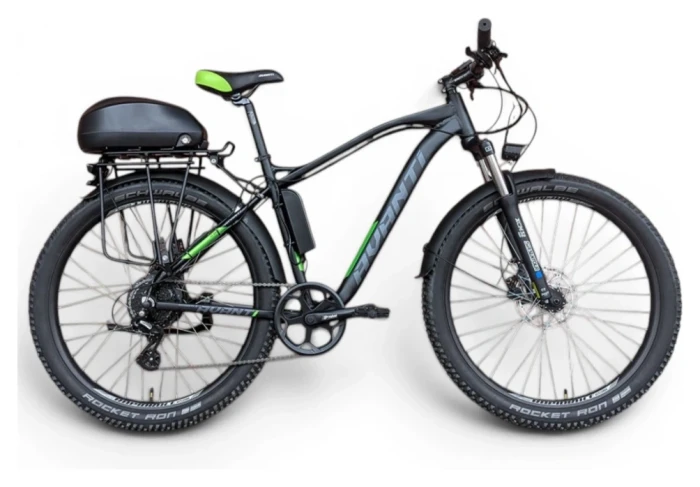 Електровелосипед гірський 27.5" Avanti E-Boost 650B+ MXUS 500W/35Ah Green (2025) 19"