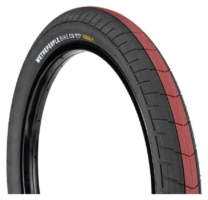 Покрышка WeThePeople ACTIVATE черная с красной полосой по центру 20"x2.4" 100 PSI