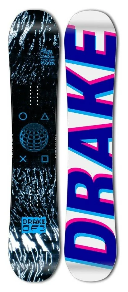 Сноуборд Drake DF3 158 Black/blue/white (76271004) (158 см black, blue, white)