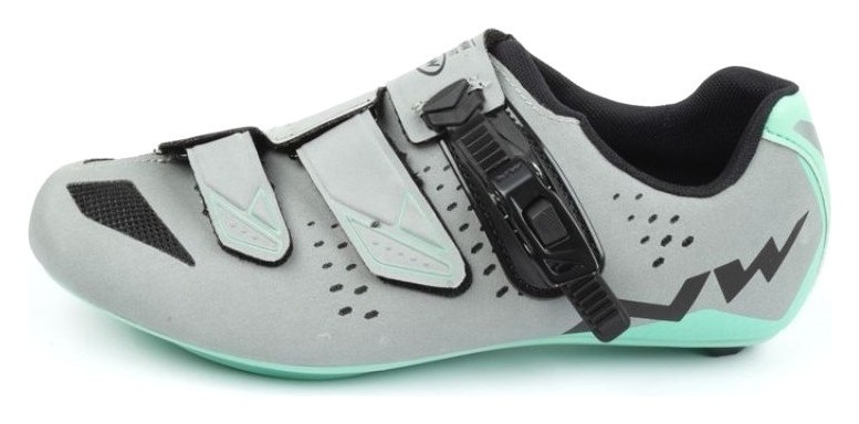 Туфлі велосипедні Northwave VERVE SRS W 37 (6.5US) Gray/silver green (80171018-88)