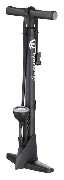 Насос для велосипеда Cycledesign FLOOR PUMP CLASSIC Black (PP0028), укр