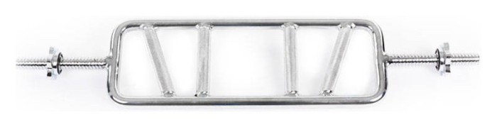 Гриф для штанги Класичний з паралельним хватом SHUANG CAI SPORTS TA-34TB-25 (l-0,85м, d-25мм, вага 9кг, замок гайковий)