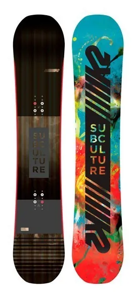 Сноуборд K2 SUBCULTURE 158 Black/blue/red (11B0015) (158 см black/blue/night life)
