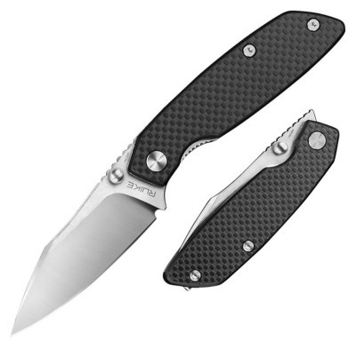 Ніж складаний туристичний Ruike P746-CB, (8 см) 14C28N / G10 чорний