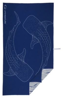 Lifeventure полотенце Recycled Soft Fibre Trek китовая акула Giant