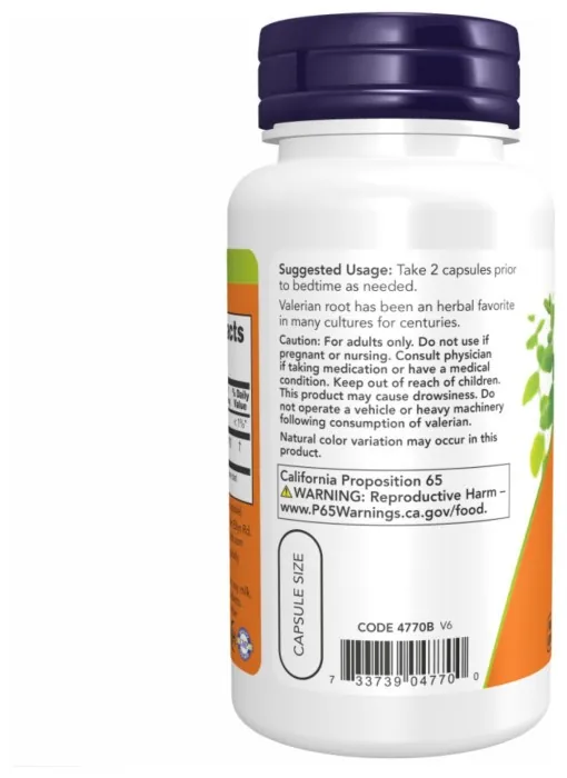 Valerian Root 500mg - 250 vcaps